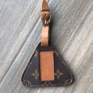 Vintage Louis Vuitton 70’s rare luggage tag.
